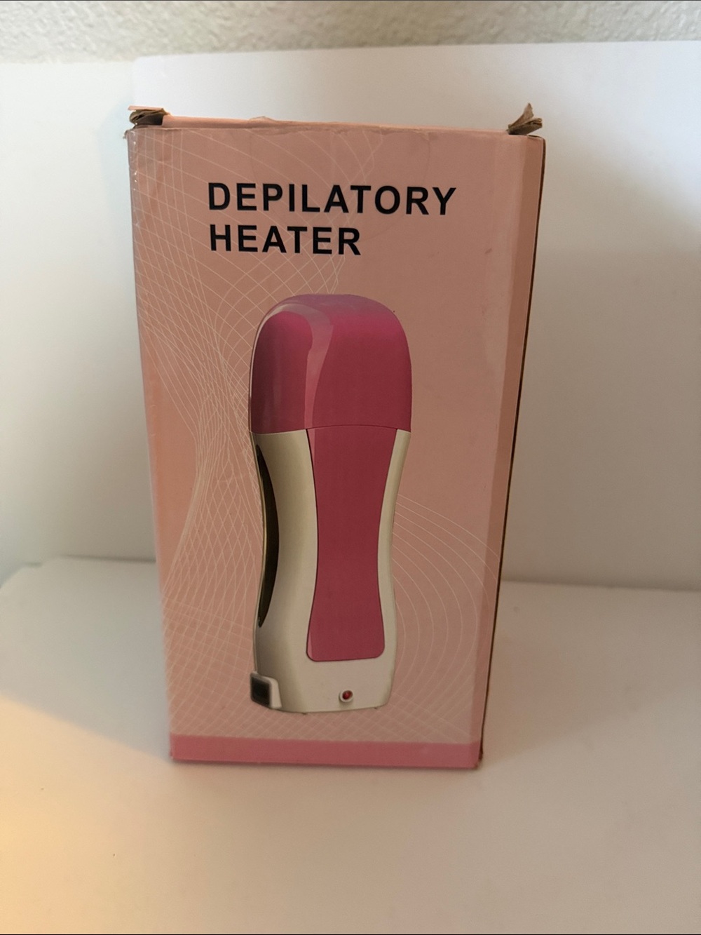 Cole Haan Pink and White Wax Cartridge Heater